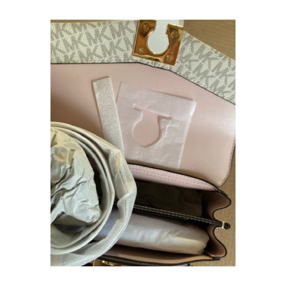 Michael Kors Lita Med Two Tone Logo Xbody Bag - Picture 11 of 11